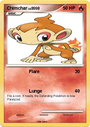 Pokemon Chimchar