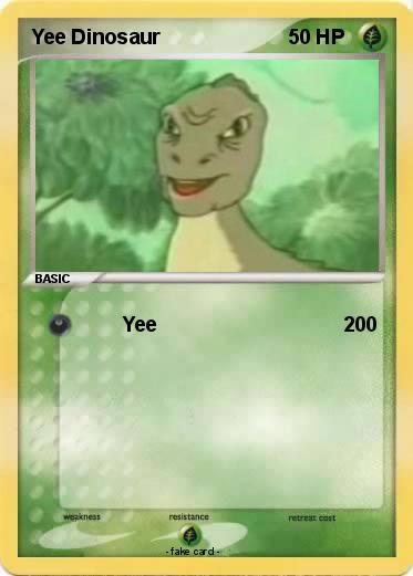 Pokemon Yee Dinosaur