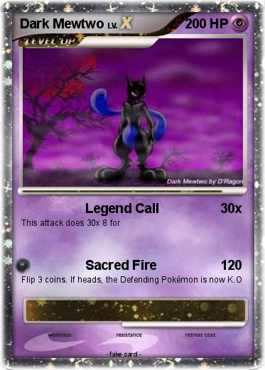 Pokemon Dark Mewtwo