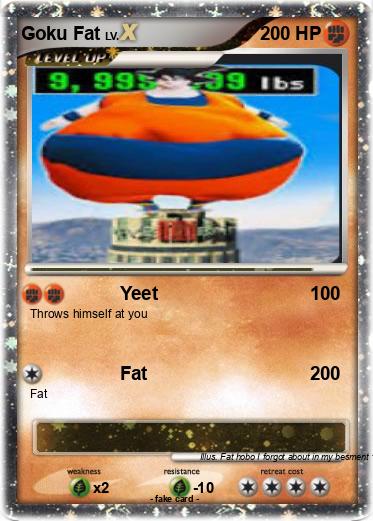 Pokemon Goku Fat
