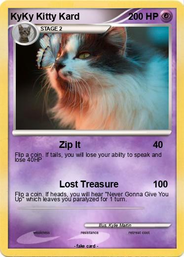 Pokemon KyKy Kitty Kard