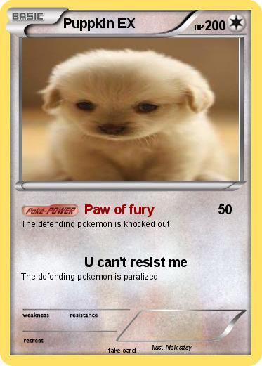 Pokemon Puppkin EX
