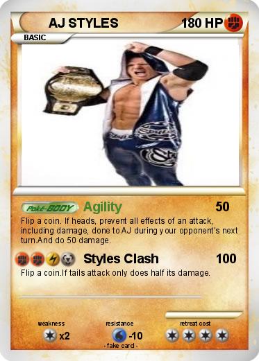 Pokemon AJ STYLES