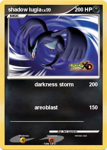 Pokemon shadow lugia