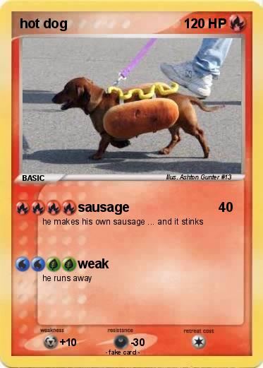 Pokemon hot dog