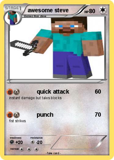 Pokemon awesome steve