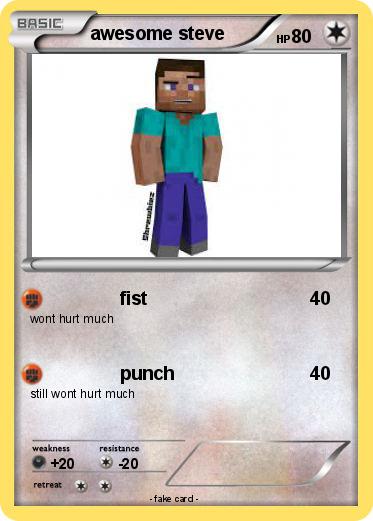 Pokemon awesome steve