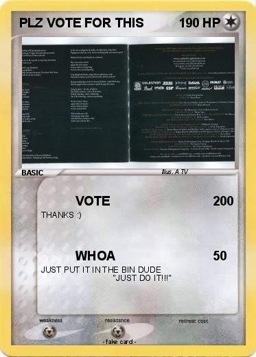 Pokemon PLZ VOTE FOR THIS