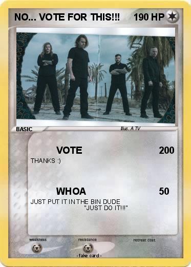 Pokemon NO... VOTE FOR THIS!!!