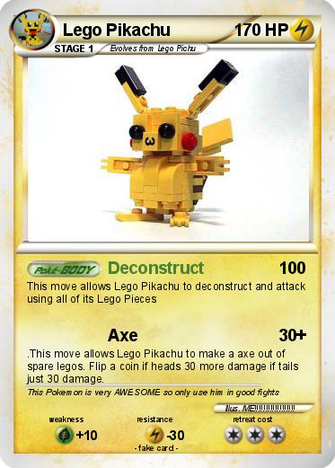 Pokemon Lego Pikachu