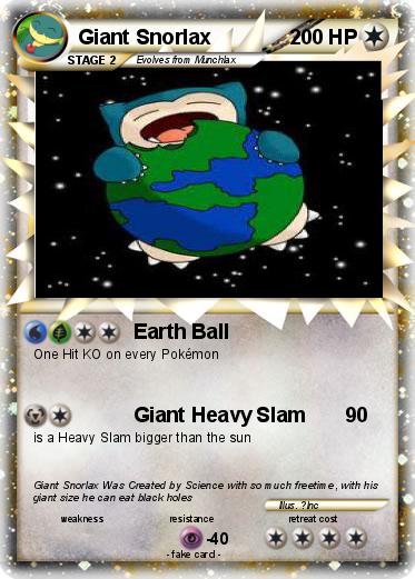 Pokemon Giant Snorlax