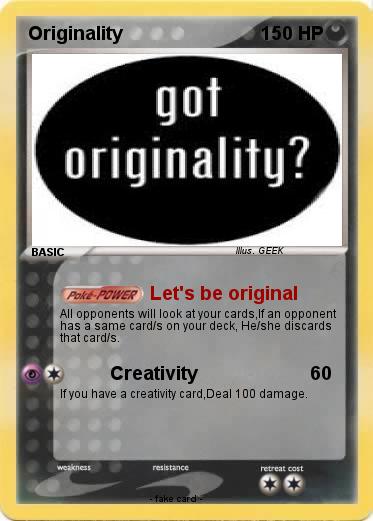 Pokemon Originality