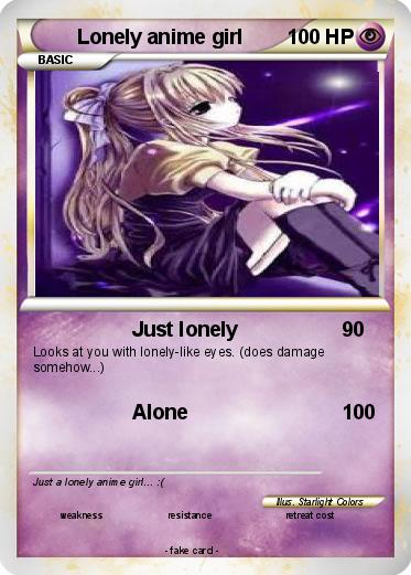 Pokemon Lonely anime girl