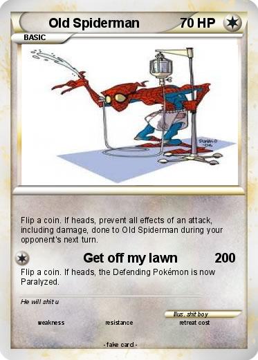 Pokemon Old Spiderman