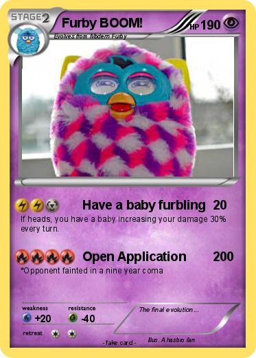Pokemon Furby BOOM!