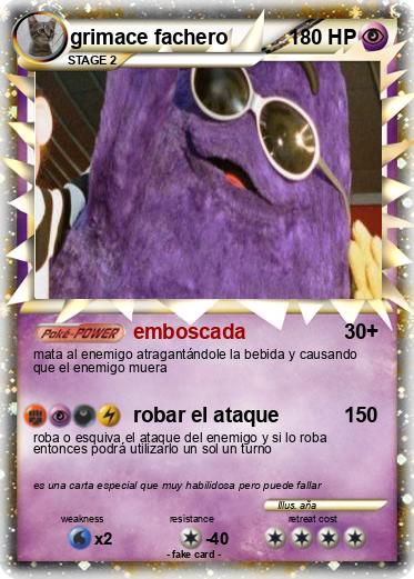 Pokemon grimace fachero