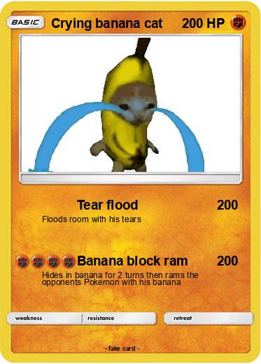Pokemon Crying banana cat