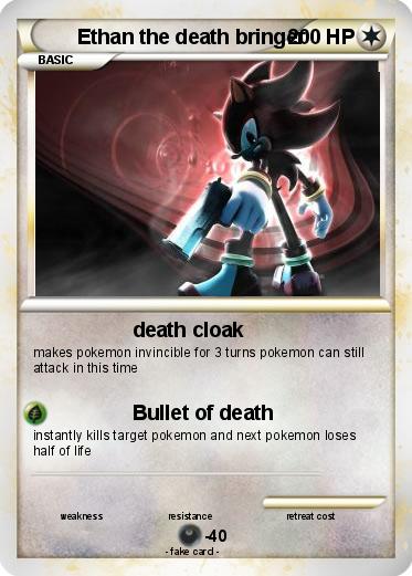 Pokemon Ethan the death bringer
