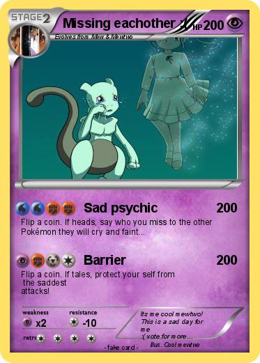 Pokemon Missing eachother :(