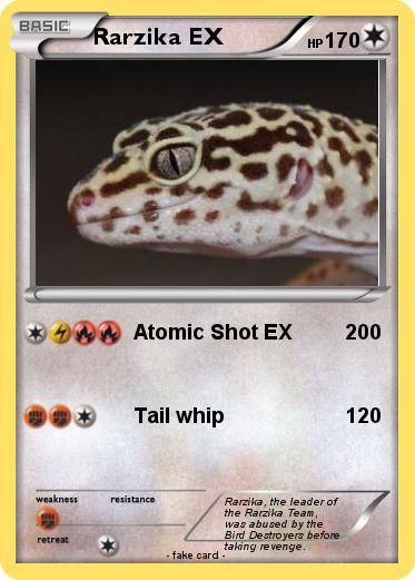 Pokemon Rarzika EX