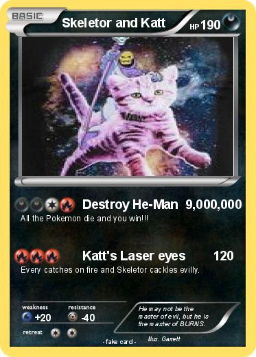 Pokemon Skeletor and Katt