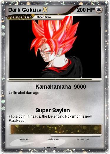 Pokemon Dark Goku
