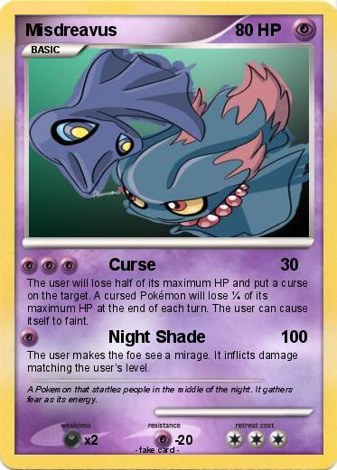 Pokemon Misdreavus