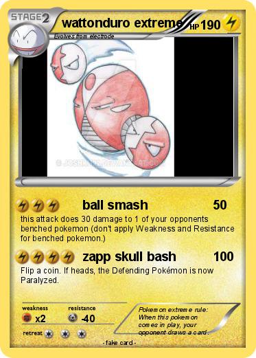 Pokemon wattonduro extreme