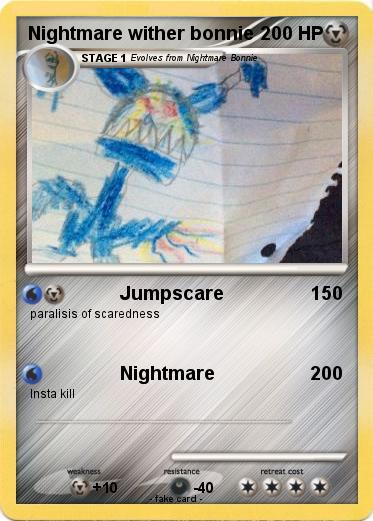 Pokemon Nightmare wither bonnie