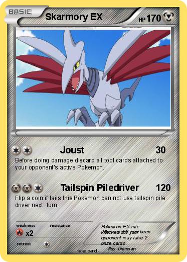 Pokemon Skarmory EX