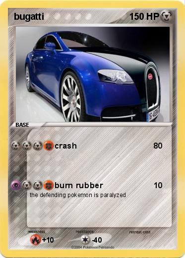 Pokemon bugatti 
