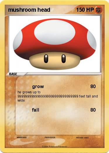 Pokemon mushroom head