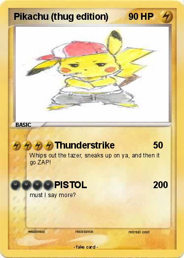 Pokemon Pikachu (thug edition)