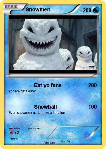 Pokemon Snowmen