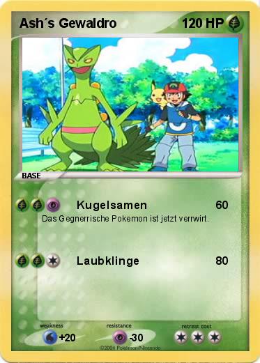 Pokemon Ash´s Gewaldro