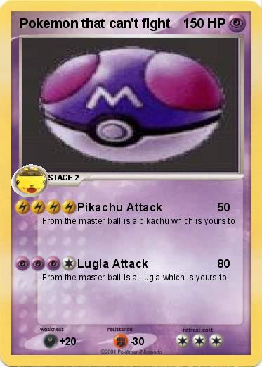 Pokemon Pokemon that can't fight