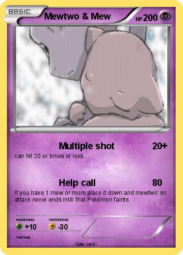 Pokemon Mewtwo & Mew