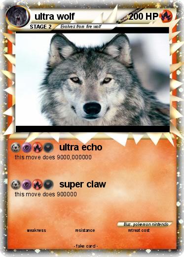 Pokemon ultra wolf