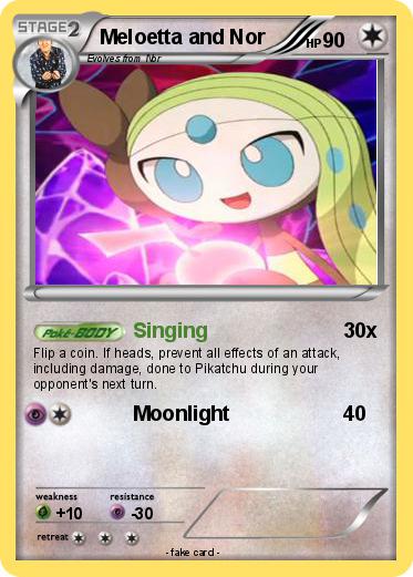 Pokemon Meloetta and Nor