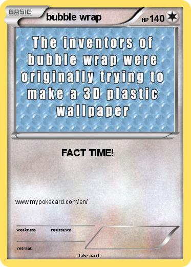Pokemon bubble wrap