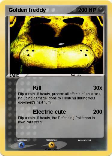 Pokemon Golden freddy