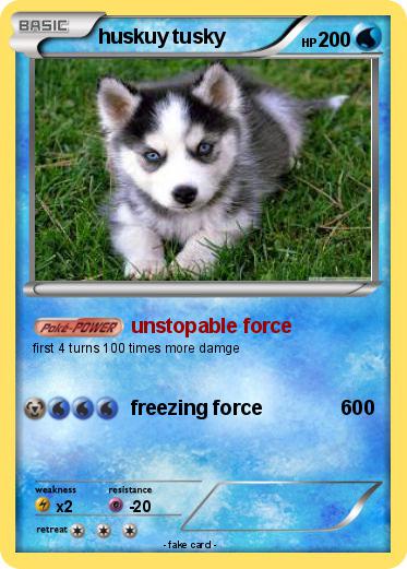 Pokemon huskuy tusky