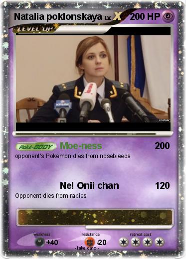 Pokemon Natalia poklonskaya
