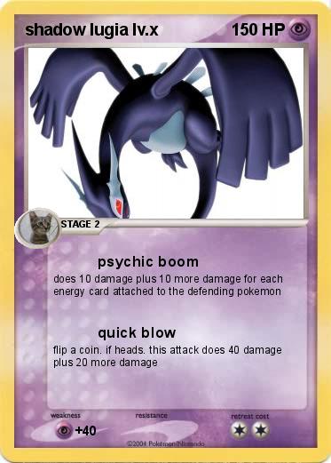 Pokemon shadow lugia lv.x