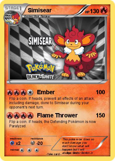 Pokemon Simisear
