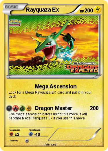Pokemon Rayquaza Ex
