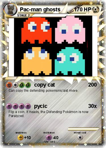 Pokemon Pac-man ghosts