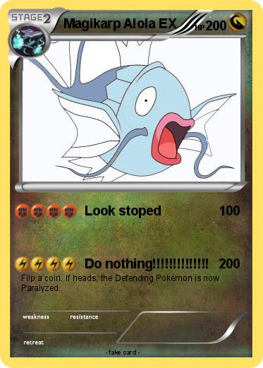 Pokemon Magikarp Alola EX