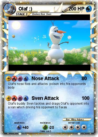 Pokemon Olaf ;)