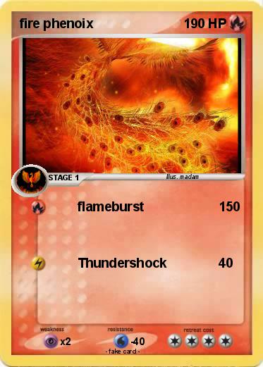 Pokemon fire phenoix